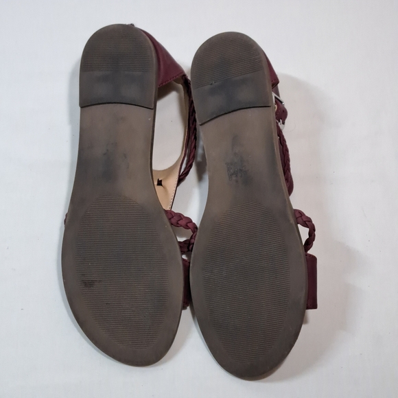 Gladiator Sandals in Plum Size 9.5 - Picture 3 of 3